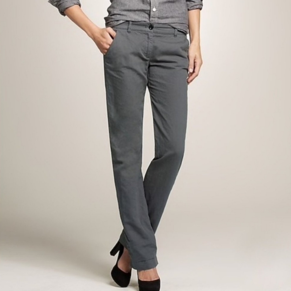 J. Crew Belmarin grey chinos professional Corpcore colligate academia size 14